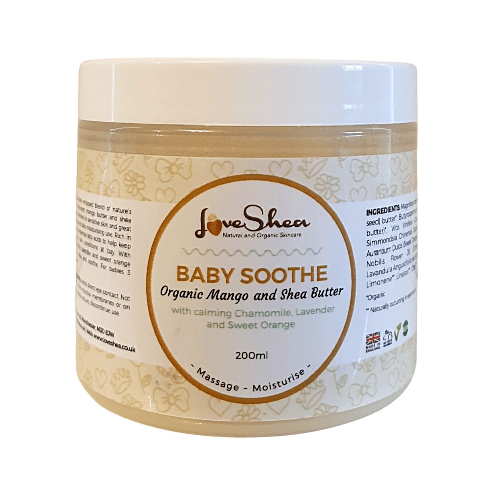 Baby Soothe Organic Body Butter - LoveShea Skincare