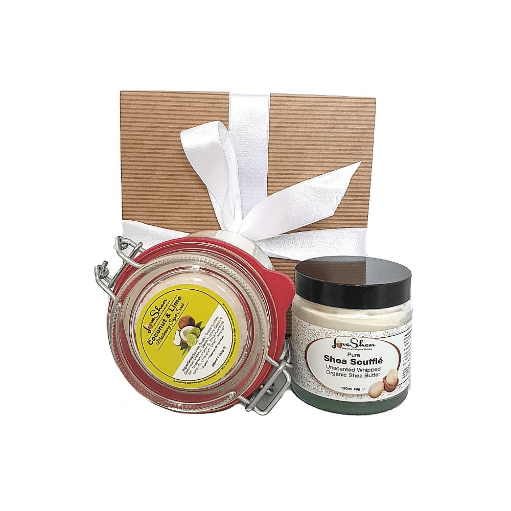 Coconut and Lime scrub and 40g Shea Souffle - LoveShea Skincare