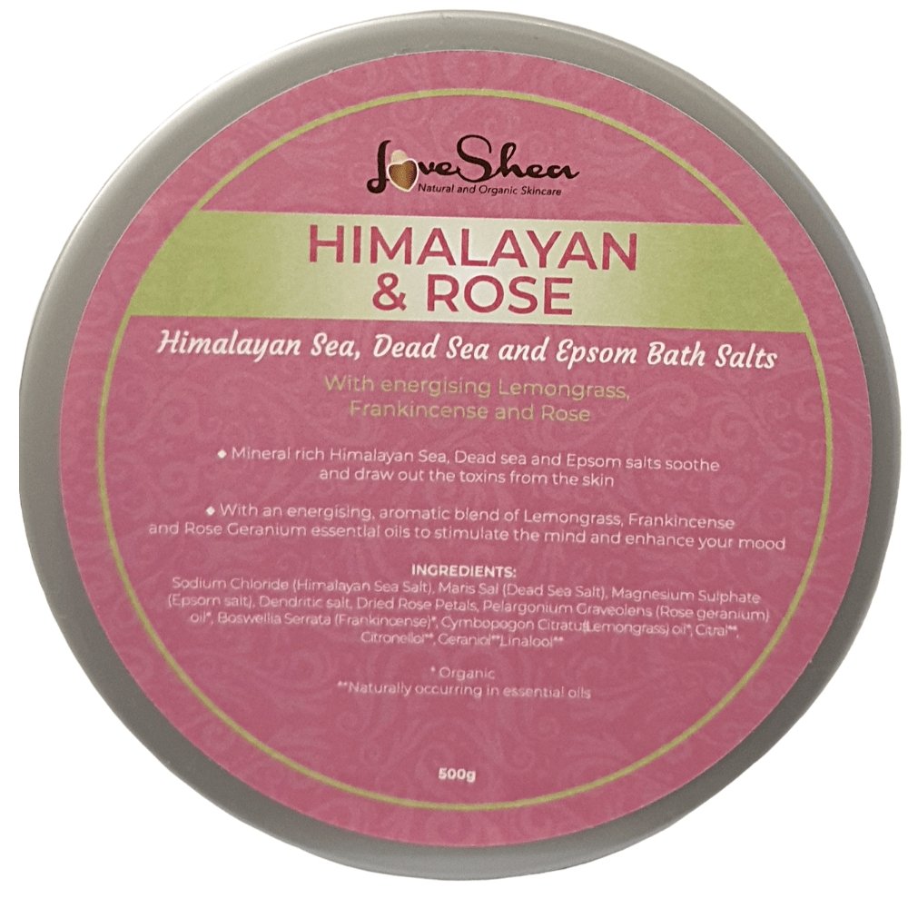Himalayan & Rose | Healing Bath Salts - LoveShea Skincare
