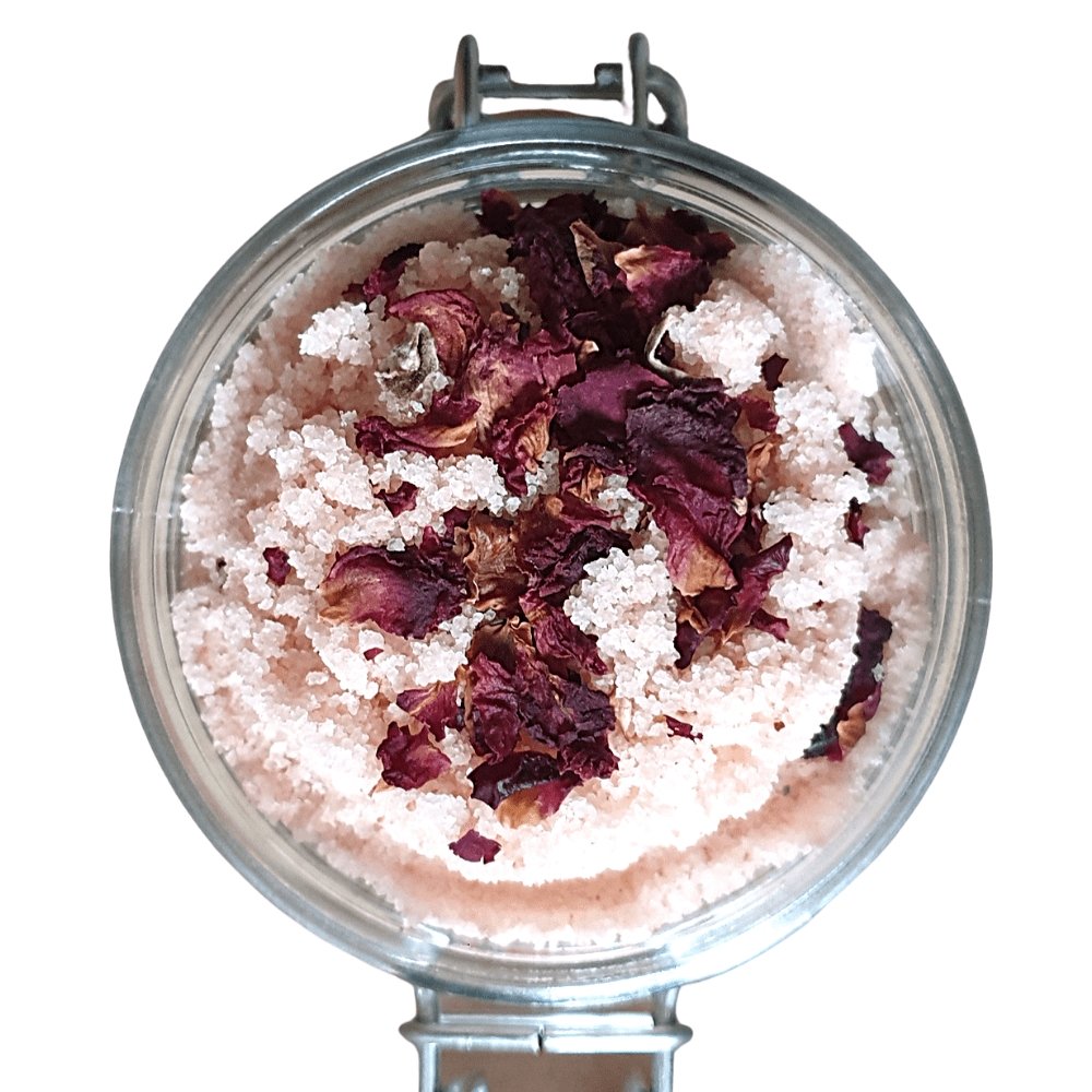 Himalayan Salt and Rose body scrub - LoveShea Skincare