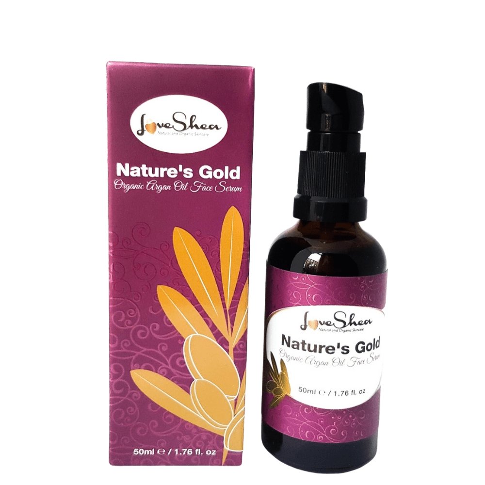 Nature's Gold Organic Argan face serum - LoveShea Skincare
